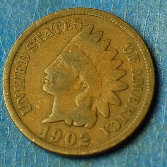 Other - 🌟1902 Indian Head Cent Penny 1c Lot w1244🌟WOW OLD!!!